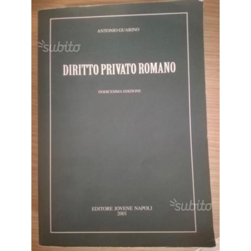 Diritto Privato Romano - dodicesima edizione