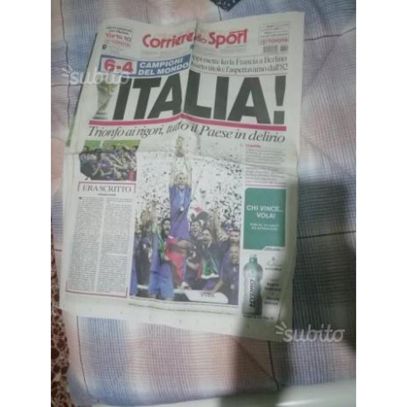 Corriere dello sport italia campione del mondo2006